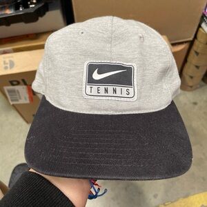 Vintage 90s Nike Tennis SnapBack Cap Hat OSMF